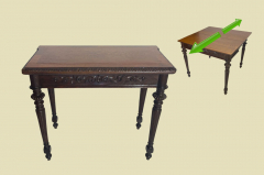 Kleiner Spiel Tisch ANTIK VINTAGE Schreibtisch Sekretär von 1880 -ausziehbar-
