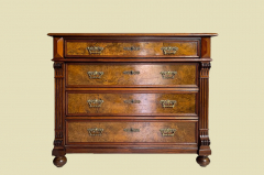 Kommode ANTIK Gründerzeit VINTAGE Nußbaum Sideboard Schrank von 1880