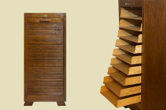 Rolladenschrank ANTIK Art Deco VINTAGE Notenschrank Aktenschrank von 1920